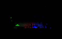 Iilluminated computer keyboard at nigh stock image Iilluminated computer keyboard at nigh stock image