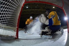 Ijshockeykeeper Stock Afbeeldingen Ijshockeykeeper Stock Afbeeldingen