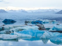 IJsland - het Smelten van een gletsjer stock foto's IJsland - het Smelten van een gletsjer stock foto's