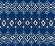 Ikat geometrisk folkloreprydnad Stam- etnisk vektortextur Sömlös randig modell i Aztec stil royaltyfri illustrationer Ikat geometrisk folkloreprydnad Stam- etnisk vektortextur Sömlös randig modell i Aztec stil royaltyfri illustrationer