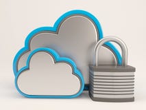 Ikone 3D Cloud Drive vektor abbildung Ikone 3D Cloud Drive vektor abbildung