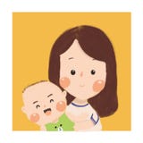 Il bambino della madre è il migliore bambino royalty illustrazione gratis Il bambino della madre è il migliore bambino royalty illustrazione gratis