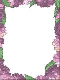 Il bello rosa polveroso elegante Dahilia fiorisce il confine trasparente di vettore illustrazione vettoriale Il bello rosa polveroso elegante Dahilia fiorisce il confine trasparente di vettore illustrazione vettoriale