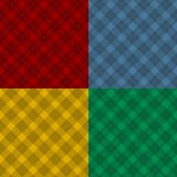 Il boscaiolo quattro colora il plaid quadrato diagonale a quadretti senza cuciture Fotografia Stock Il boscaiolo quattro colora il plaid quadrato diagonale a quadretti senza cuciture Fotografia Stock