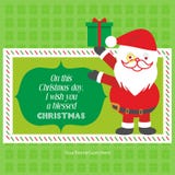 Il Buon Natale desidera accogliere il modello royalty illustrazione gratis Il Buon Natale desidera accogliere il modello royalty illustrazione gratis
