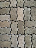 Il calcestruzzo pavimenta il pavimento del blocco immagine stock Il calcestruzzo pavimenta il pavimento del blocco immagine stock