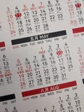 Il calendario & il x28; May& x29; immagine stock libera da diritti Il calendario & il x28; May& x29; immagine stock libera da diritti