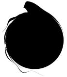 Il cerchio con dinamico mormora la linea struttura Eleme circolare monocromatico royalty illustrazione gratis Il cerchio con dinamico mormora la linea struttura Eleme circolare monocromatico royalty illustrazione gratis