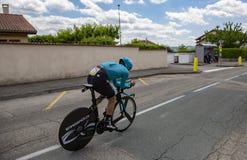 Il ciclista Alexey Lutsenko - Criterium du Dauphine 2017 Fotografia Stock Libera da Diritti Il ciclista Alexey Lutsenko - Criterium du Dauphine 2017 Fotografia Stock Libera da Diritti