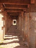 Il complesso del tempio di Hampi, un sito del patrimonio mondiale dell'Unesco nel Karnataka, India immagini stock libere da diritti Il complesso del tempio di Hampi, un sito del patrimonio mondiale dell'Unesco nel Karnataka, India immagini stock libere da diritti