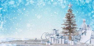 Il concetto 3d di feste, dei presente, del nuovo anno, di Natale e della celebrazione rende illustrazione vettoriale Il concetto 3d di feste, dei presente, del nuovo anno, di Natale e della celebrazione rende illustrazione vettoriale