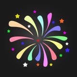 Il fondo del fuoco d'artificio, può essere uso per la celebrazione, il partito e l'evento del nuovo anno Illustrazione di vettore Fotografia Stock Libera da Diritti Il fondo del fuoco d'artificio, può essere uso per la celebrazione, il partito e l'evento del nuovo anno Illustrazione di vettore Fotografia Stock Libera da Diritti