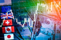 Il forex commercializza il concetto di commercio di valuta immagine stock Il forex commercializza il concetto di commercio di valuta immagine stock