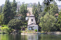 Il giardino della meditazione in Santa Monica, Stati Uniti immagini stock libere da diritti Il giardino della meditazione in Santa Monica, Stati Uniti immagini stock libere da diritti