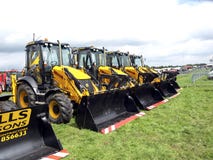 Il JCB allinea alla manifestazione di Moorgreen fotografia stock libera da diritti Il JCB allinea alla manifestazione di Moorgreen fotografia stock libera da diritti
