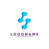 Il logotype della lettera S, la tecnologia ed il collegamento astratto digitale del punto vector il logo royalty illustrazione gratis Il logotype della lettera S, la tecnologia ed il collegamento astratto digitale del punto vector il logo royalty illustrazione gratis