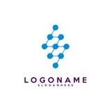 Il logotype della lettera S, la tecnologia ed il collegamento astratto digitale del punto vector il logo illustrazione di stock Il logotype della lettera S, la tecnologia ed il collegamento astratto digitale del punto vector il logo illustrazione di stock