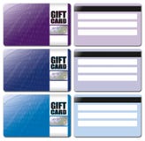Il modello della scheda del regalo ha impostato 2 royalty illustrazione gratis Il modello della scheda del regalo ha impostato 2 royalty illustrazione gratis