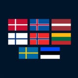 Il Northern Europe royalty illustrazione gratis Il Northern Europe royalty illustrazione gratis