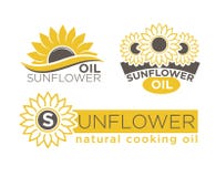 Il pacchetto naturale di vettore del prodotto dell'olio da cucina del girasole identifica i modelli messi illustrazione di stock Il pacchetto naturale di vettore del prodotto dell'olio da cucina del girasole identifica i modelli messi illustrazione di stock