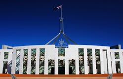 Il Parlamento australiano a Canberra immagini stock libere da diritti Il Parlamento australiano a Canberra immagini stock libere da diritti