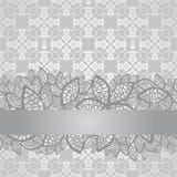 Il pizzo d'argento rasenta la carta da parati d'argento floreale royalty illustrazione gratis Il pizzo d'argento rasenta la carta da parati d'argento floreale royalty illustrazione gratis