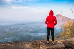 Il punto di vista di hillsKottappara di Kottapara è la più nuova aggiunta a turismo nel distretto di Idukki del Kerala immagini stock Il punto di vista di hillsKottappara di Kottapara è la più nuova aggiunta a turismo nel distretto di Idukki del Kerala immagini stock