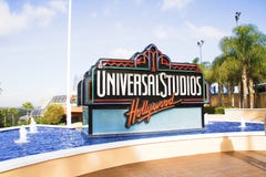 Il segno di Hollywood degli studi universali fotografie stock libere da diritti Il segno di Hollywood degli studi universali fotografie stock libere da diritti