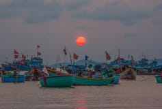 Il villaggio stupefacente di Mui Ne, Vietnam fotografia stock libera da diritti Il villaggio stupefacente di Mui Ne, Vietnam fotografia stock libera da diritti