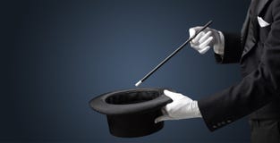 Illusionist hand want s to conjure something stock photos Illusionist hand want s to conjure something stock photos