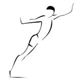 Bemanna jumpping stock illustrationer Bemanna jumpping stock illustrationer
