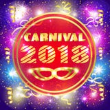 Illustration brillamment colorée pour le carnaval 2018 Illustration de Vecteur Illustration brillamment colorée pour le carnaval 2018 Illustration de Vecteur