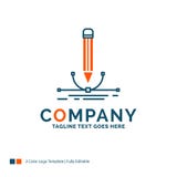 illustration, conception, stylo, graphique, aspiration Logo Design Bleu et O illustration libre de droits illustration, conception, stylo, graphique, aspiration Logo Design Bleu et O illustration libre de droits