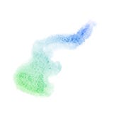 Illustration d'aspiration de main d'?claboussure d'aquarelle de spectre color? comme le bleu, turquoise, vert, chaux, vert, azur? images libres de droits Illustration d'aspiration de main d'?claboussure d'aquarelle de spectre color? comme le bleu, turquoise, vert, chaux, vert, azur? images libres de droits