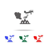 illustration d'avion de lutte contre l'incendie de délivrance dans l'icône d'air Éléments des icônes colorées multi de sapeur-pom illustration stock illustration d'avion de lutte contre l'incendie de délivrance dans l'icône d'air Éléments des icônes colorées multi de sapeur-pom illustration stock