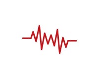 Illustration d'icône de vecteur de calibre de logo d'impulsion illustration libre de droits Illustration d'icône de vecteur de calibre de logo d'impulsion illustration libre de droits