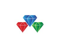 Illustration d'icône de vecteur de Diamond Logo Template illustration stock Illustration d'icône de vecteur de Diamond Logo Template illustration stock