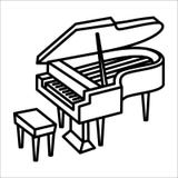 Illustration d'icône et de vecteur d'instrument de musique de piano illustration libre de droits Illustration d'icône et de vecteur d'instrument de musique de piano illustration libre de droits