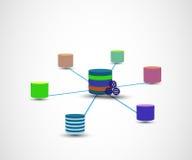 Illustration of Data warehouse Concept vector illustration Illustration of Data warehouse Concept vector illustration