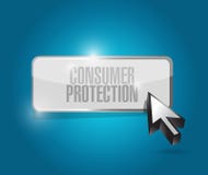 illustration de bouton de protection des consommateurs Image libre de droits illustration de bouton de protection des consommateurs Image libre de droits