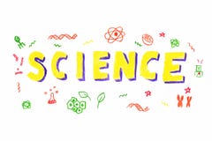 Illustration de mot de la Science illustration de vecteur Illustration de mot de la Science illustration de vecteur