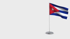 Illustration de ondulation de drapeau du Cuba 3D illustration libre de droits Illustration de ondulation de drapeau du Cuba 3D illustration libre de droits