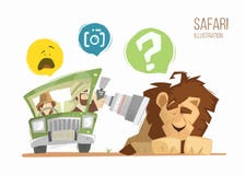 Illustration de safari Photos libres de droits Illustration de safari Photos libres de droits