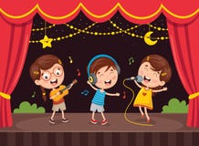 Illustration de vecteur d'art d'enfants illustration libre de droits Illustration de vecteur d'art d'enfants illustration libre de droits