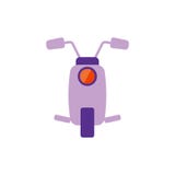 Illustration de vecteur Icône plate de scooter illustration de vecteur Illustration de vecteur Icône plate de scooter illustration de vecteur