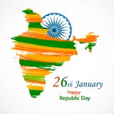 Illustration de vecteur de jour de République de l'Inde pour le 26 janvier illustration stock Illustration de vecteur de jour de République de l'Inde pour le 26 janvier illustration stock