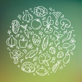 Illustration de vecteur de légume en cercle illustration de vecteur Illustration de vecteur de légume en cercle illustration de vecteur
