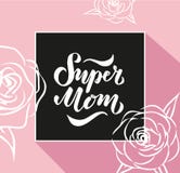 Illustration de vecteur de texte superbe de maman pour la carte, v?tements Ic?ne d'?tiquette d'insigne Banni?re inspir?e d'invita illustration libre de droits Illustration de vecteur de texte superbe de maman pour la carte, v?tements Ic?ne d'?tiquette d'insigne Banni?re inspir?e d'invita illustration libre de droits