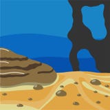 Illustration der Unterwasserwelt vektor abbildung Illustration der Unterwasserwelt vektor abbildung