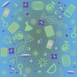 Illustration des instruments scientifiques et des objets illustration libre de droits Illustration des instruments scientifiques et des objets illustration libre de droits